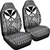 Hawaii Car Seat Cover - Hawaii Kanaka Maoli Polynesian Tattoo Black - 9 174914 - YourCarButBetter