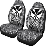 Hawaii Car Seat Cover - Hawaii Kanaka Maoli Polynesian Tattoo Black - 9 174914 - YourCarButBetter