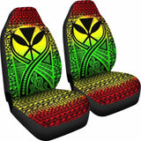 Hawaii Car Seat Cover - Hawaii Kanaka Maoli Polynesian Tattoo Reggae - 9 174914 - YourCarButBetter