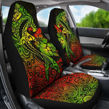 Hawaii Car Seat Cover - Polynesian Hammerhead Shark Hibiscus - 232125 - YourCarButBetter