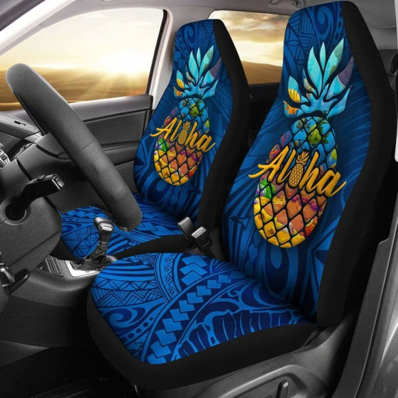 Hawaii Car Seat Covers - Aloha Pineapple - Amazing 091114 - YourCarButBetter