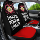 Hawaii Car Seat Covers Couple Valentine Nothing Make Sense Amazing 105905 - YourCarButBetter
