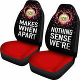 Hawaii Car Seat Covers Couple Valentine Nothing Make Sense Amazing 105905 - YourCarButBetter