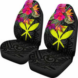 Hawaii Car Seat Covers - Hibiscus Polynesian Pattern - 232125 - YourCarButBetter