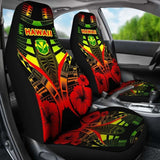 Hawaii Car Seat Covers - Hawaii Kanaka Maoli Hibiscus Polynesian Tattoo - 232125 - YourCarButBetter
