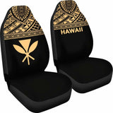 Hawaii Car Seat Covers - Hawaii Kanaka Maoli Polynesian Gold Horizontal - 105905 - YourCarButBetter