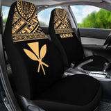 Hawaii Car Seat Covers - Hawaii Kanaka Maoli Polynesian Gold Horizontal - 105905 - YourCarButBetter