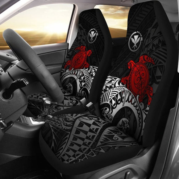 Hawaii Car Seat Covers Kanaka Maoli Polynesian Red Turtle 103131 - YourCarButBetter