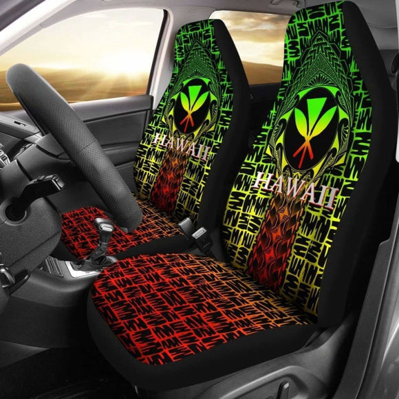 Hawaii Car Seat Covers - Kanaka Maoli Rocket Style (Reggae) 105905 - YourCarButBetter