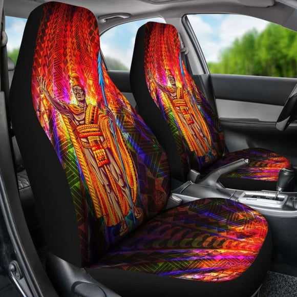 Hawaii Car Seat Covers - Hawaii King Polynesian Patterns - 105905 - YourCarButBetter