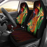 Hawaii Car Seat Covers - Hawaii King With Bird Of Paradise - 105905 - YourCarButBetter