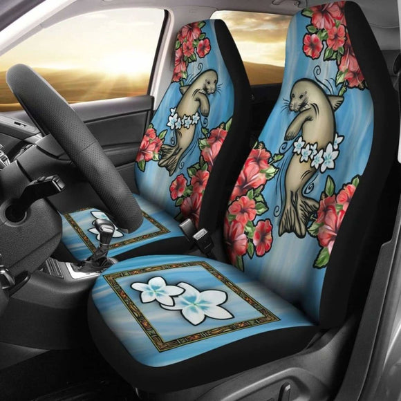 Hawaii Car Seat Covers - Monk Seal Hibiscus - 232125 - YourCarButBetter
