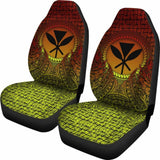Hawaii Car Seat Covers - Polynesian Circle Pattern - 105905 - YourCarButBetter