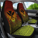 Hawaii Car Seat Covers - Polynesian Circle Pattern - 105905 - YourCarButBetter