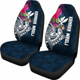 Hawaii Car Seat Covers - Polynesian Hibiscus With Summer Vibes - 232125 - YourCarButBetter