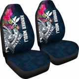 Hawaii Car Seat Covers - Polynesian Hibiscus With Summer Vibes - 232125 - YourCarButBetter