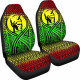 Hawaii Car Seat Covers - Polynesian King Tattoo Reggae - 9 174914 - YourCarButBetter