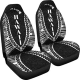 Hawaii Car Seat Covers - Polynesian Patterns And Map - 105905 - YourCarButBetter