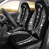 Hawaii Car Seat Covers - Polynesian Patterns And Map - 105905 - YourCarButBetter