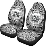 Hawaii Car Seat Covers - Polynesian Tattoo & Coat Of Arm Hawaii - 174914 - YourCarButBetter