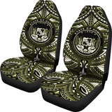 Hawaii Car Seat Covers - Polynesian Tattoo & Coat Of Arm Hawaii - 174914 - YourCarButBetter