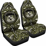 Hawaii Car Seat Covers - Polynesian Tattoo & Coat Of Arm Hawaii - 174914 - YourCarButBetter
