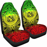 Hawaii Car Seat Covers - Polynesian Tattoo & Coat Of Arm Hawaii - 174914 - YourCarButBetter
