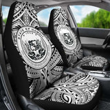 Hawaii Car Seat Covers - Polynesian Tattoo & Coat Of Arm Hawaii - 174914 - YourCarButBetter