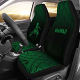 Hawaii Car Seat Covers - Polynesian Warriors Tattoo Fog Green - 39 174914 - YourCarButBetter