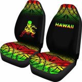 Hawaii Car Seat Covers - Polynesian Warriors Tattoo Fog Reggae - 39 174914 - YourCarButBetter