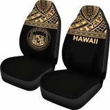 Hawaii Car Seat Covers - Hawaii Seal Polynesian Gold Horizontal - 105905 - YourCarButBetter
