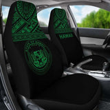 Hawaii Car Seat Covers - Hawaii Seal Polynesian Green Horizontal - 105905 - YourCarButBetter
