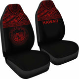 Hawaii Car Seat Covers - Hawaii Seal Polynesian Red Horizontal - 105905 - YourCarButBetter