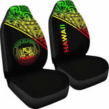 Hawaii Car Seat Covers - Hawaii Seal Polynesian Reggae Curve - 105905 - YourCarButBetter