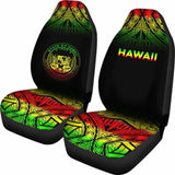 Hawaii Car Seat Covers - Hawaii Seal Polynesian Tattoo Fog Reggae - 39 174914 - YourCarButBetter