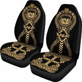 Hawaii Car Seat Covers - Hawaii Seal Polynesian Tribal Gold - 105905 - YourCarButBetter