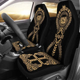 Hawaii Car Seat Covers - Hawaii Seal Polynesian Tribal Gold - 105905 - YourCarButBetter