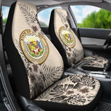 Hawaii Car Seat Covers The Beige Hibiscus (Set Of Two) 7 232125 - YourCarButBetter