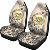 Hawaii Car Seat Covers The Beige Hibiscus (Set Of Two) 7 232125 - YourCarButBetter