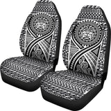 Hawaii Car Seat Covers - Tiki Face Tattoo Black - 9 174914 - YourCarButBetter