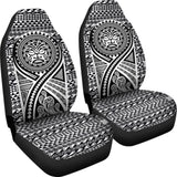 Hawaii Car Seat Covers - Tiki Face Tattoo Black - 9 174914 - YourCarButBetter