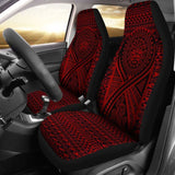 Hawaii Car Seat Covers - Tiki Face Tattoo Red - 9 174914 - YourCarButBetter