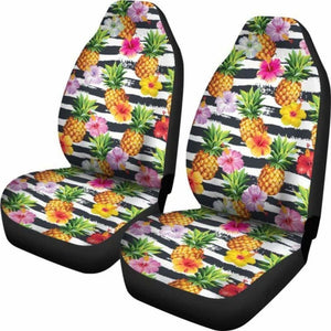 Hawaii Car Seat Covers - Tropical Pineapple Hibiscus - 02 Amazing 1 105905 - YourCarButBetter