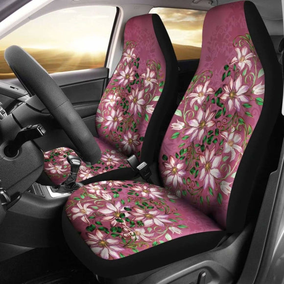 Hawaii Clematis Car Seat Covers Amazing 105905 - YourCarButBetter