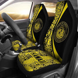 Hawaii Coat Of Arm Polynesian Car Seat Covers - Circle Style 03 Amazing 105905 - YourCarButBetter