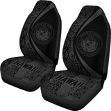 Hawaii Coat Of Arm Polynesian Car Seat Covers - Circle Style 07 Amazing 105905 - YourCarButBetter