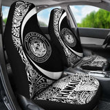 Hawaii Coat Of Arm Polynesian Car Seat Covers - Circle Style Amazing 105905 - YourCarButBetter