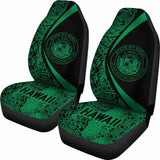 Hawaii Coat Of Arm Polynesian Car Seat Covers - Circle Style Amazing 105905 - YourCarButBetter