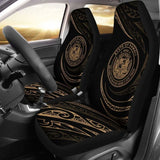 Hawaii Coat Of Arms Car Seat Covers - Gold - Frida Style - Amazing 105905 - YourCarButBetter