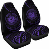 Hawaii Coat Of Arms Car Seat Covers - Purple - Frida Style - Amazing 105905 - YourCarButBetter